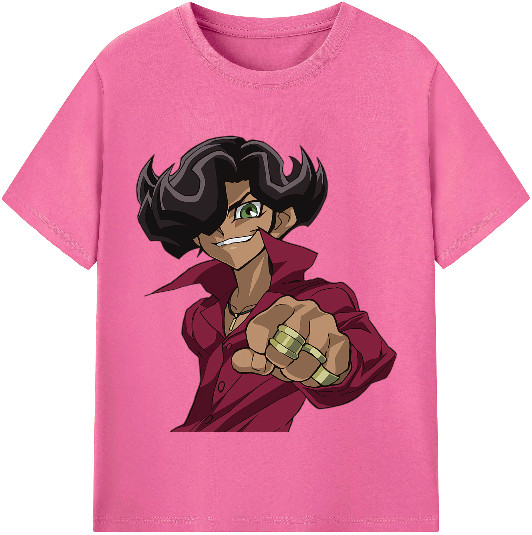 （画像用） 遊☆戯☆王 Yu-Gi-Oh! レディースカジュアルプリントTシャツ（綿100％）
